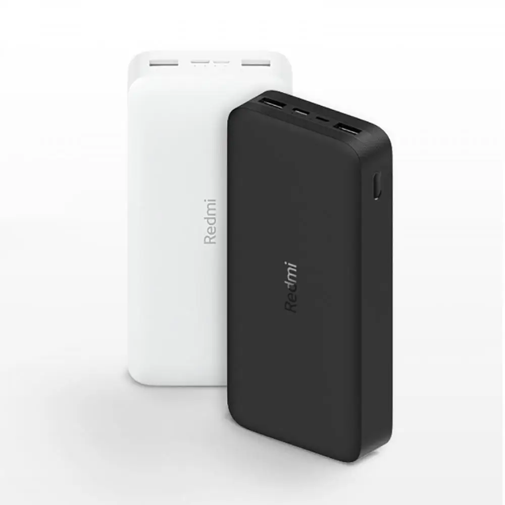 Xiaomi Redmi Power Bank 20000mAh external battery mobile 18W quick charge with 2 USB port output Xiaomi Redmi Power Bank 20000mAh external battery mobile 18W quick charge with 2 USB port output