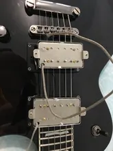 FLEOR 2 uds Alnico 5 pastilla de guitarra Humbucker pastilla de guitarra para LP guitarra, cuello/puente, Cromo/oro