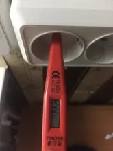 Medidor de voltaje con indicador eléctrico, voltímetro Digital con bolígrafo, enchufe de pared de 12V-250V, CA/salida de corriente CC, Detector de Sensor, pluma probadora