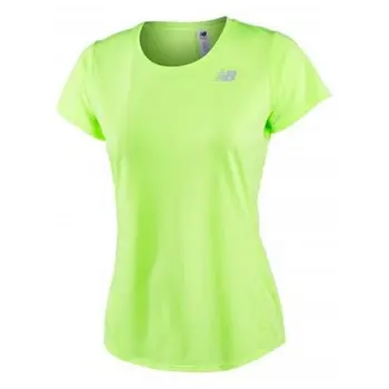 

Women’s Short Sleeve T-Shirt New Balance ACCELERATE Yellow Fluorescent