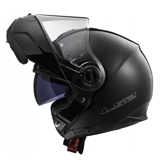 Casco moto modulare LS2 FF325 strobo nero opaco Bluetooth interfono  integrato|Helmets| - AliExpress