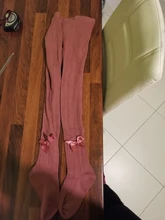 Medias con lazo para niñas, pantalones de algodón, de 1 a 10 años, 8 colores, para Otoño e Invierno