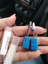 Dmoley-broca de carburo de tungsteno para manicura, accesorio de equipo de arte de uñas, pulidor de limas