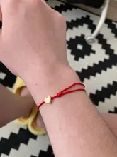 BPPCCR-pulsera de amor hecha a mano de acero inoxidable, amuleto con forma de corazón, hilo de cuerda roja, brazaletes de cuerda para hombres y mujeres