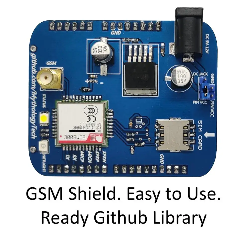 

Arduino Sim800 GSM Module, GSM Shield