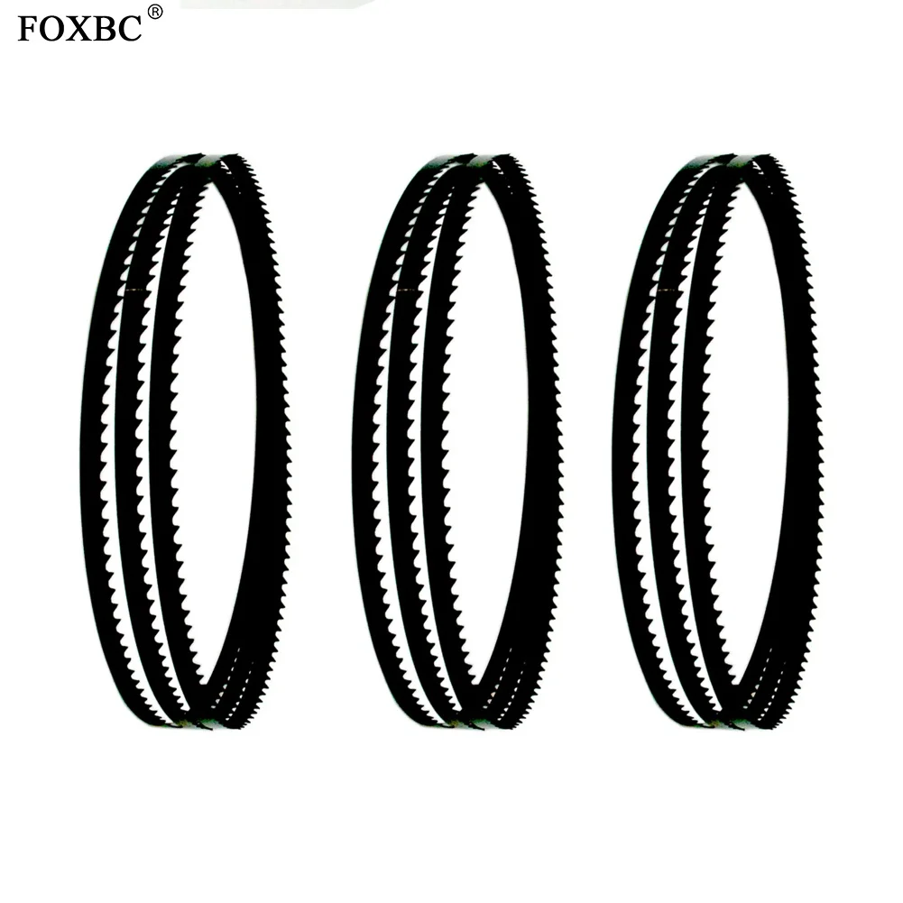 FOXBC 3pcs 1490*6.35mm Wood Band saw Blades 3 4 6 10 14 TPI for Scheppach Basato 1 | Инструменты