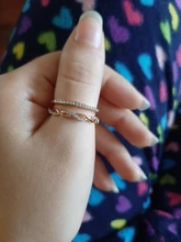 Anillo de compromiso clásico de circonia cúbica para mujer, sortija de Zirconia cúbica, Color oro rosa, Cristales austriacos