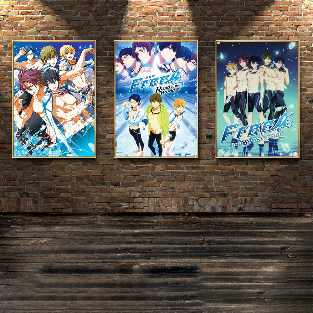 Бесплатно! Плакат IWatobi для плавания в стиле аниме аксессуары украшения комнаты