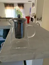 Glass Teapot Tea-Kettle INFUSER-FILTER Puer Flower Oolong Kung-Fu Heat-Resistant Stainless-Steel