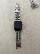 Correa de acero inoxidable para Apple Watch serie 5, 4, 3, 2, 38mm, 42mm, 40mm, 44mm, banda de Metal para iWatch 5, 4, 3, 2