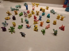 Figuras de acción de Pokémon Go para niños, 24/48/72/96/120/144, No se repiten, modelo de figuras de acción, juguete de Pikachu de 2,5-4cm, regalos de navidad