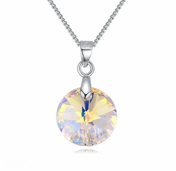 

KUTAYDAN Swarovski®6428 JanJan 925 Sterling Silver Necklace