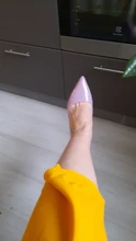 Oymlg 2020 mujeres zapatos de tacón alto Sexy de novia fiesta tacón medio puntiagudo dedo del pie de la boca baja zapatos de tacón alto zapatos de mujer zapatos de gran tamaño 35-43