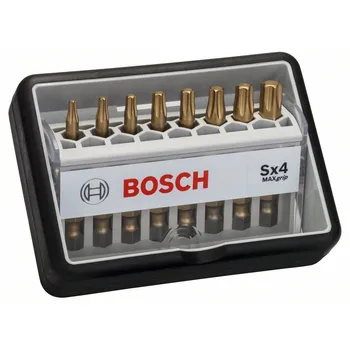 

BOSCH 2607002573 Set 8 tips screw Robust Line, Sx Max Grip 49 mm
