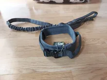 Collar táctico para perro, conjunto de correa ajustable para mascotas, entrenamiento militar al aire libre, caza, liberación rápida, perros medianos y grandes, Pastor Alemán