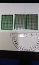 Double-Side Circuit-Board Cave-Plate Prototype Copper 5x7 4x6 1pcs/Lot Pcb 3x7 Green/blue
