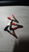 Alligator Clips-Clamps Crocodile-Clips Insulated Cable Lead-Testing Metal 10pcs/Lot Plastic-Handle