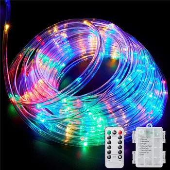 

150LED 49ft Rope Lights, Remote Control Fairy String Lights, 8 Lighting Mode for Home Garden Wedding Party, Christmas Decoration