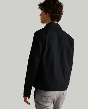 

Windbreaker man navy blue with pockets