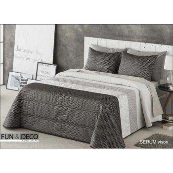 

FUNDECO - BEDSPREAD BEDSPREAD Bouti SERUM Color Mink 135X200 CM