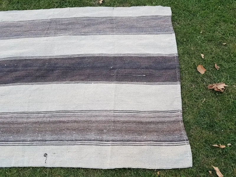 Винтажный Английский Плоский ковер 4'8'' X 10'12''/143X335 см