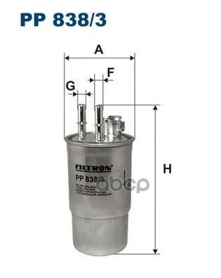 Фильтр Топливный Ford Ford Mondeo Iii(00-07) Filtron арт. PP8383