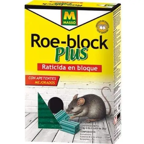 ROE BLOCK 100 GR.RATICIDA MASSÓ marca MASSO|Gimnasia| - AliExpress