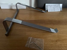 Soporte para laptop,soporte portátil,soporte laptop,soporte portatil,Soporte de aluminio ajustable para ordenador portátil, soporte de apoyo para Macbook Pro, soporte de enfriamiento para ordenador vertical