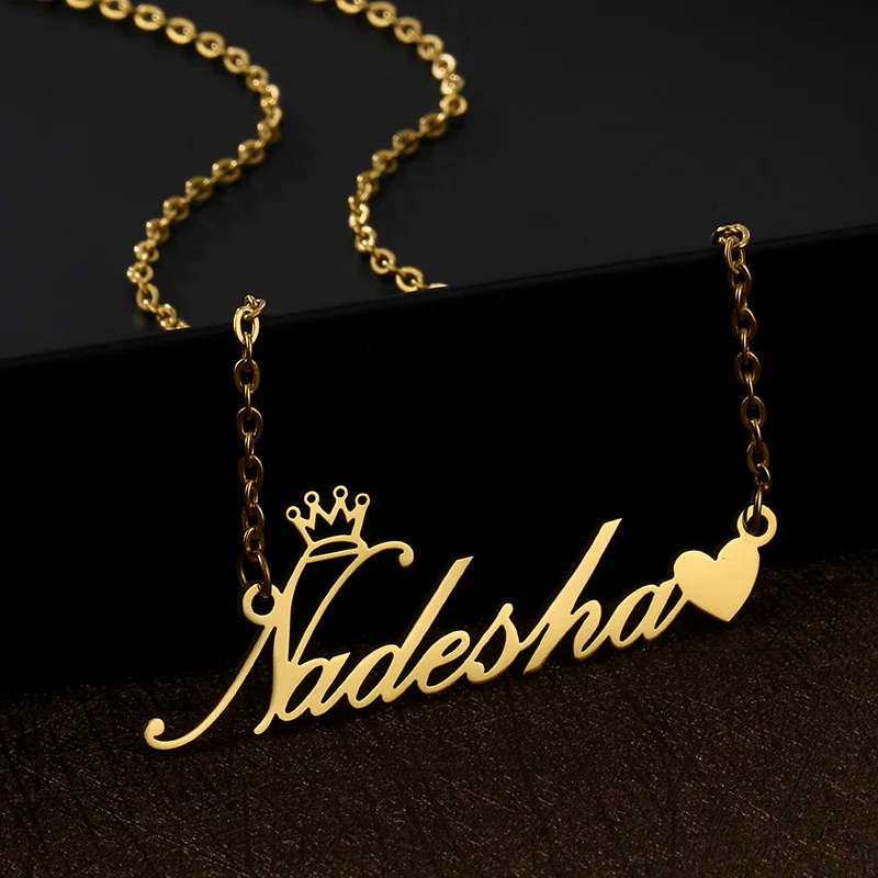 Stainless Steel Name Necklace Nadesha 19