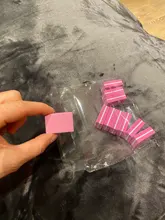 Mini bloques de doble cara para limas de uñas, esponja colorida, tira de tope de lijado, herramientas de manicura de pulido, 10/25/50 Uds. Por lote