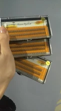 Pestañas postizas pop Coreano cola de pez, dos largas, cortas, para Injerto de plantas, novedad, venta al por mayor