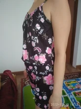 FREE OSTRICH de verano de las mujeres Honda corta Jerséis cuello redondo de moda Printeddies playa Casual Backless Slim pantalones de talla grande