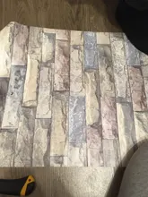 Self-Adhesive Wallpaper Vinyl Living-Room Stick Decor Haohome Peel Brick for And