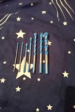 Juego de brocas de vidrio multiusos, accesorio de bricolaje multifuncional de 3 4 5 6 8 10 y 12mm punta triángulo, perfora baldosas de cerámica, ladrillos, hormigón, acero inoxidable, metal o madera 02075