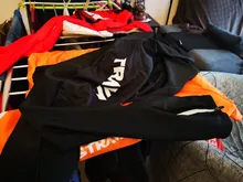 2020 Strava Jersey Ciclismo hombres conjunto de manga larga bicicleta MTB Ropa de traje de Ropa de Hombre Ropa de bicicleta 20D GEL pantalones de babero