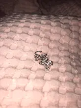 MENGJIQIAO-Clips de Metal con forma de mariposa para mujeres y niñas, joyería de oreja de cartílago falsa, sin Piercing