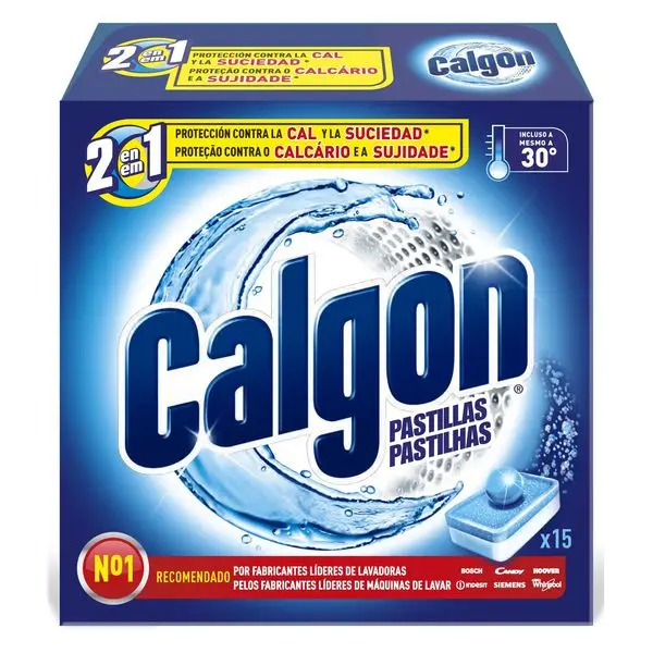 Таблетки против извести Calgon (15 штук)|Инструменты для чистки| |