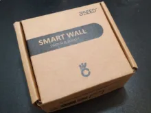 BSEED toma wi-fi pared Francia Polonia estándar Panel de vidrio de cristal inteligente de trabajo con Tuya Google Alexa función de temporizador