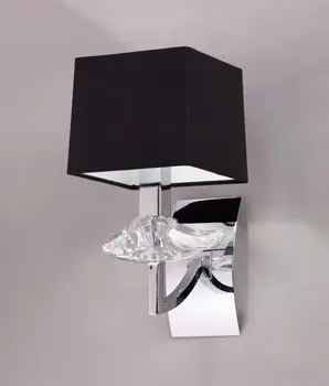 

Luminaire sconce black chrome AKIRA