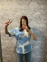 Camiseta Tie-Dye de Hip-Hop para hombre, ropa de calle con letras impresas de puzle, camiseta de verano de algodón Harajuku, camisetas de manga corta, 2021