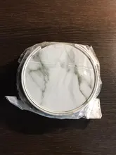 Marble Coaster Cup-Mat Table-Pad-Holder Clean-Placemats Coffee Round Drink 6PCS To Easy