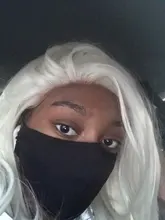 BCHR-peluca sintética de 13x2 para mujer, postizo de encaje frontal, color rubio 613, fibra resistente al calor