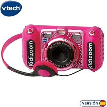 

VTech - Kidizoom DUO DX, children's digital camera, photos, videos, filters, music, games, USB, pink (3480-520057)