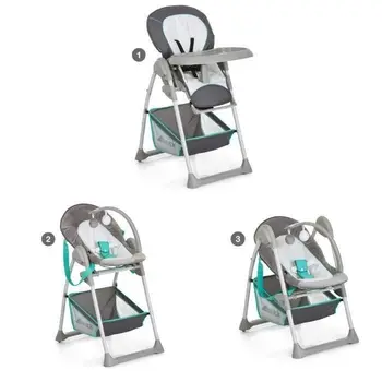 

HAUCK Highchair evolutionary 2 in 1 Sit'N Relax-Hearts