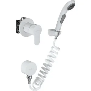 

Shower faucet elghansa roundlline with shower head, white (34r0583-white (set-51))