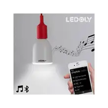 Белый светодиодный светильник Bluetooth динамик с светодиодный oly L1000