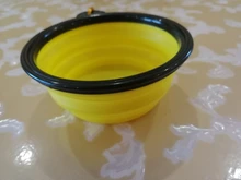 Dish Dog-Bowl Food-Container Water-Feeder Foldable Travel Silicone Puppy Outdoor Doggy