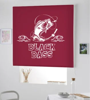 

Blind Iroa Youth sports/Black Bass! ROLLER BLINDS TRANSLUCENT! (NETWORK 100X175)