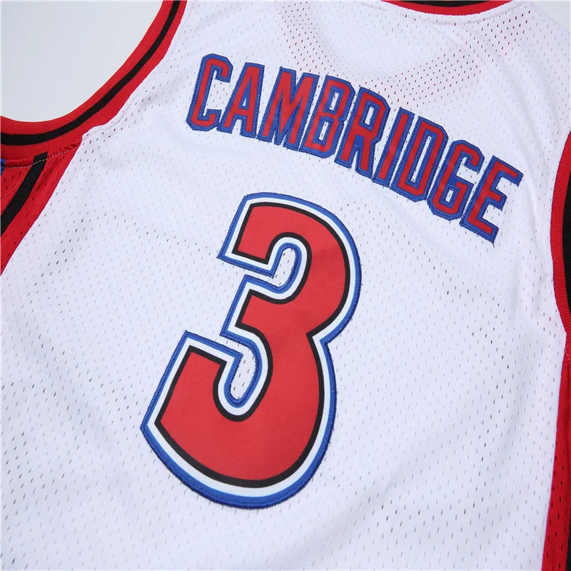 Brick Layers CAMBRIDGE 3 White Basketball Jersey Suit Clothes Halloween Cosplay Jersey Shirts Clothing basketball jerseys