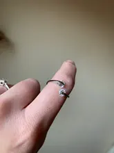 DIEERLAN-Anillos de cristal de Plata de Ley 925 para mujer y hombre, Anillos de dedo abierto grande, regalos fiesta Anillos